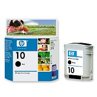 Картридж с чёрными чернилами  HP №10  Black Ink Cartridge