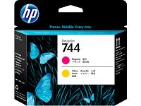 HP 744, Печатающая головка HP DesignJet, Пурпурная/Желтая